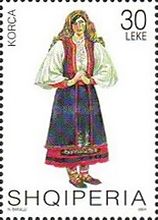 Korçë (blue skirt)