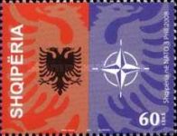 NATO emblem and heraldic eagles