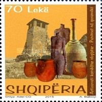 Vessels, sculptures and tower