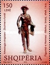 Roman bronze statue of Hermes (1st cent. B.C.)