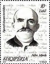 Ndre Mjeda (1866- 1937), Albanian priest, poet and activist
