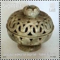 Albanian national handicrafts - Works in stone