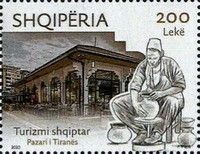 Bazaar in Tirana