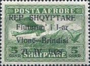 Airplane Crossing Mountains, overprinted