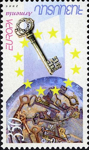 Keys, Wreath of Stars from the European Flag