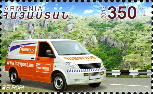 Europa (C.E.P.T.) 2013 - Postal Vehicles