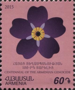 Centenary of the Armenian Genocide - Forget-me-not