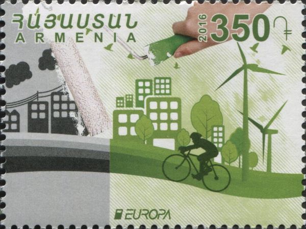 From Gray to Green; Graphic by Doxia Sergidou (Cyprus)