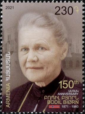 150th Birth Anniv. Bodil Biørn, Missionary and Humanitarian