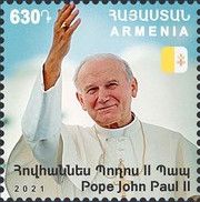 Pope John Paul II, Visit in 2001