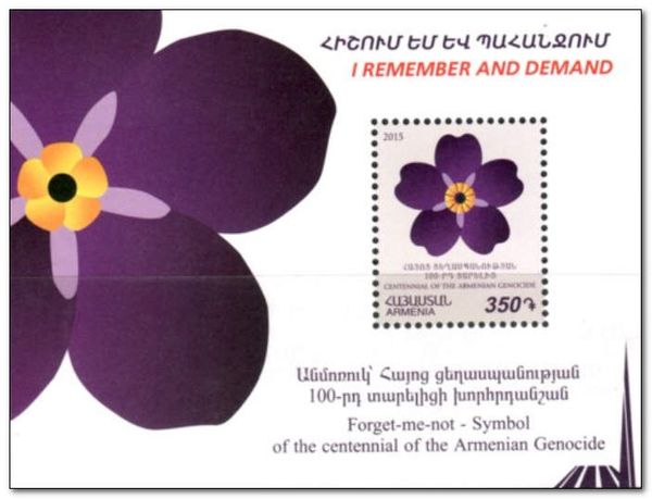 Centenary of the Armenian Genocide - Forget-me-not