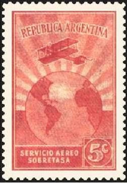 Airplane and Globe