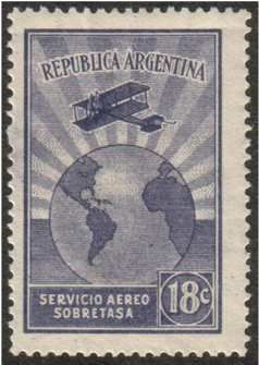 Airplane and Globe