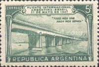 International Bridge Argentina-Brazil on Uruguay River