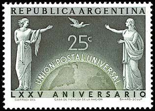 75th Anniversary of Universal Postal Union (U.P.U.)