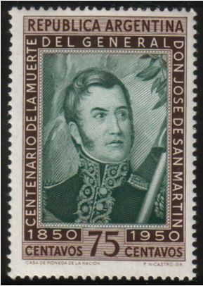 José Francisco de San Martín (1778-1850), Death Centenary