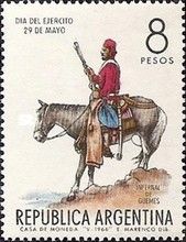 Cavaleryman of the Regiment "Infernal de Güemes"