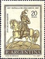 San Martín on Horseback