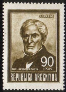 Guillermo Brown (1777~1857) Larger size, no wmk