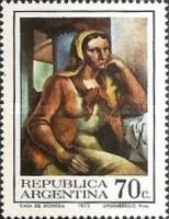 "Mujer sentada" by Lino Eneas Spilimbergo (1886-1960)