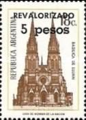 Basilica de Lujan, surcharged