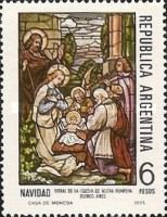 Christmas - Stained Glass of the Church of Nueva Pompeya