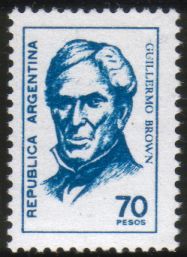Admiral Guillermo Brown (1777~1857)