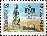 75th ann of the discovery of the 1st oil field in Argentina
