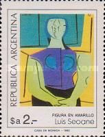 "Figura en Amarillo" by LUis Seoane (1910-1979)