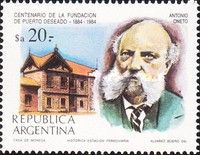 Centenary of Puerto Deseado, Antonio Oneto & Railway Station