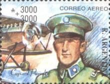Capt. Antonio Parodi and biplane