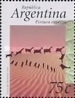 Rock Painting in patagonia