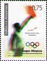 Athlete with torch