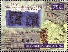 Old stamps on letter