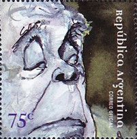 Culture: José Luis Borges, painting by Hermenegildo Sábat