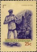 Postman 1920 - Inscriptions in gold