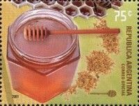Jar of Honey and Pollen