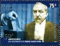 150th birthday of Roque Sáz Peña
