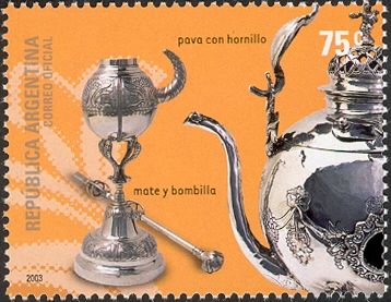 Kettle and burner, maté kettle and drinking