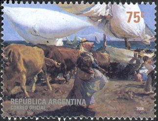 La vuelta de la pesca, by J. Sorolla y Bastida (1863-1923)