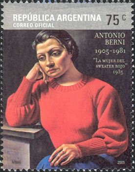 Woman with a Red Sweater