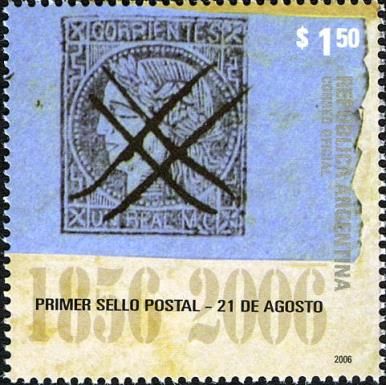 150th Anniversary of the First Argentine postage stamp