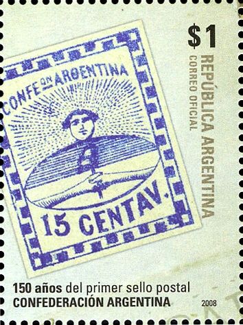 Postage stamp of Argentine Federation