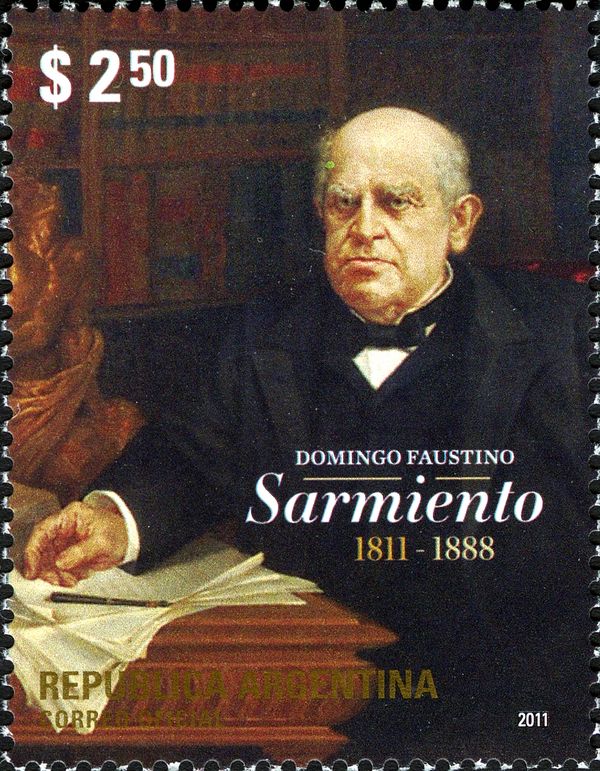 200th Birth Anniv. of Domingo Faustino Sarmiento (1811-1888)