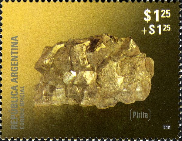 Pro Argentine Philately - Minerals, Pyrite