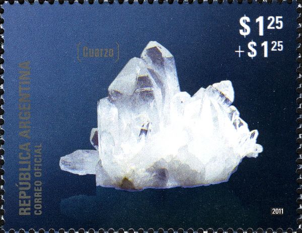 Pro Argentine Philately - Minerals, Quartz