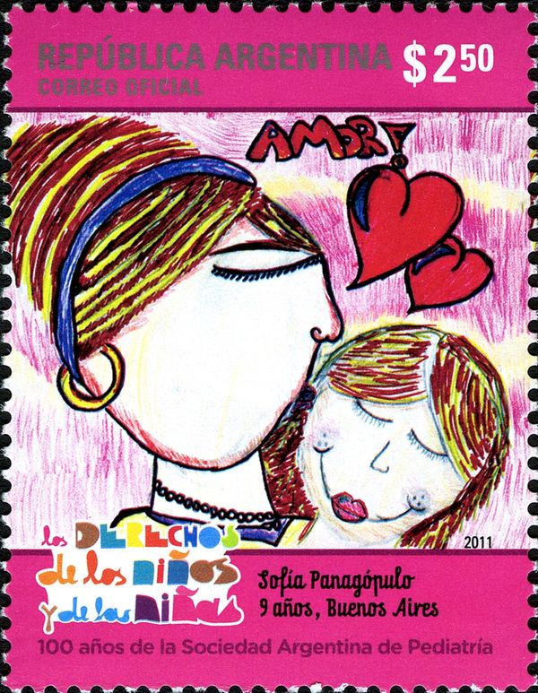 Children's Rights. Painting by Ezequiel C. Segesso (9 years)