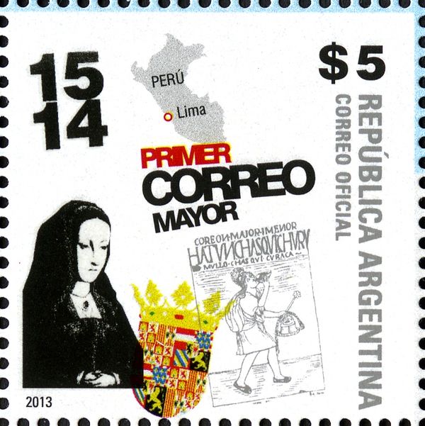 First Postal Service in Lima (1514)