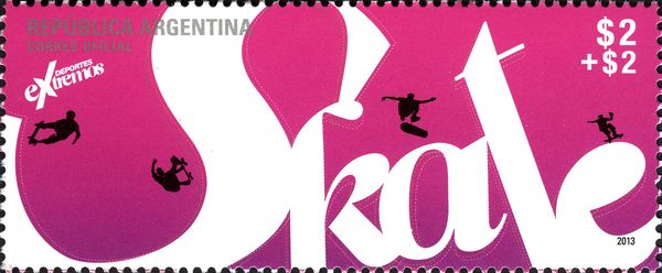 Pro Argentine Philately - Skateboarding