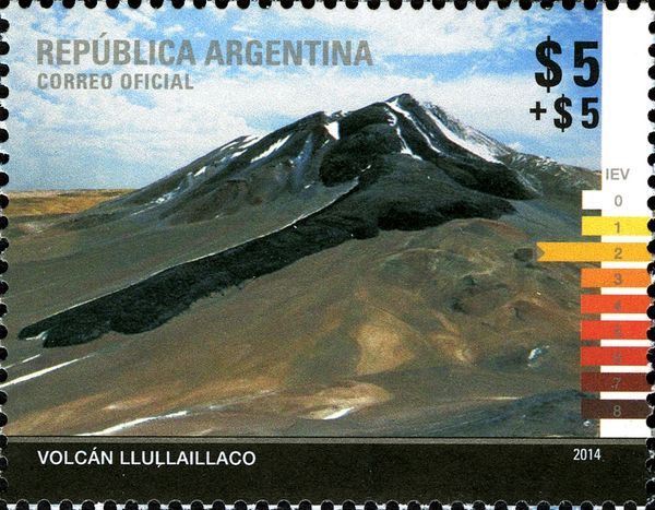 Pro Argentine Philately - Volcano Llullaillaco